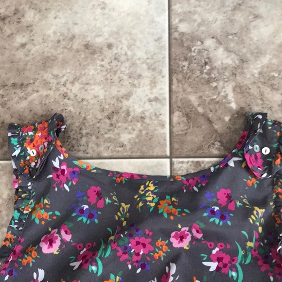 Paisley and ivy grey dress with flowers. - Picture 5 of 8